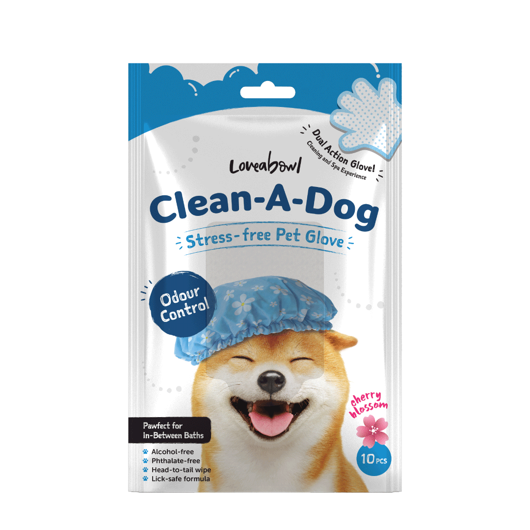 Loveabowl Clean-A-Dog Stress-Free Pet Glove 10pcs