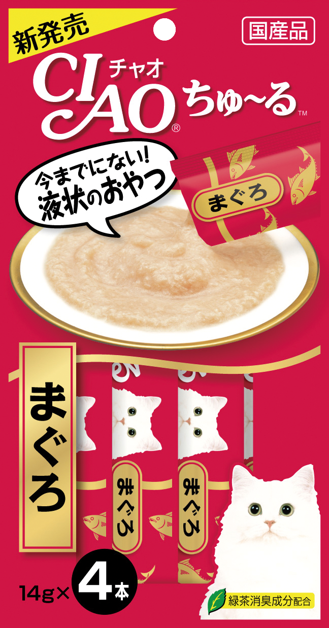 Ciao ChuRu Maguro Tuna Liquid Cat Treat 4pcs x 14g