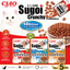 Ciao Sugoi Crunchy Plus Prebiotics Dry Cat Food 110g