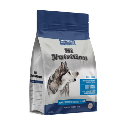 Top Ration Premium Dog Food Hi Nutrition Dog Dry Food 2.5kg