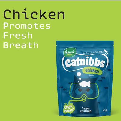 Happi Skippi Catnibbs Chicken Cat Treats 60g