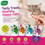 Happi Skippi Freeze-Dried Dental Treats for Cats | Oral Care & Urinary Support & Hairball Control 30g