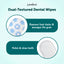 Loveabowl Clean-A-Tooth Dental Finger Wipes for Cats Unscented | Dual-Textured Pet Teeth Cleaning Wipes | Fresh Breath & Gum Care (50pcs)