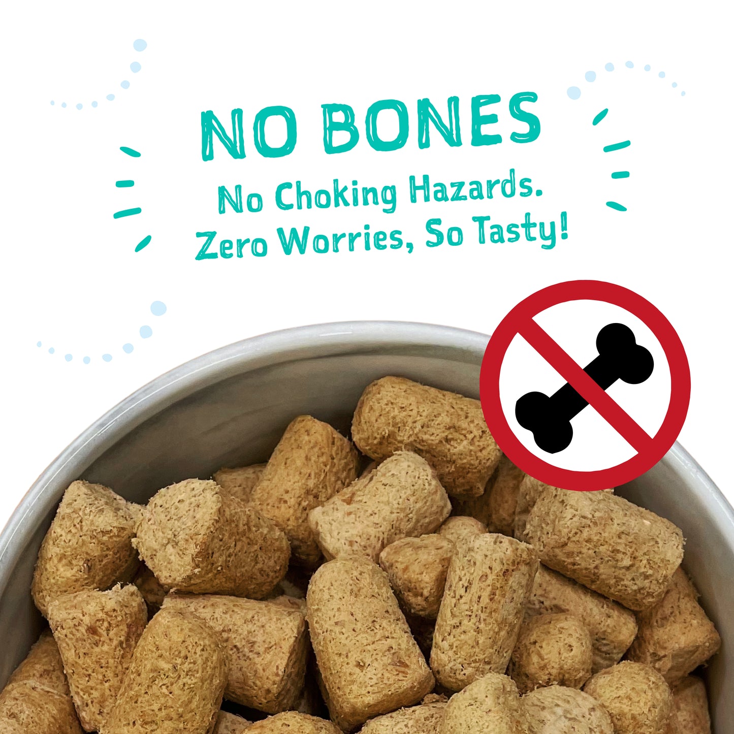 Loveabowl Freeze-A-Bowl Mackerel,Beef & Hoki Grain-Free Dog Freeze Dried