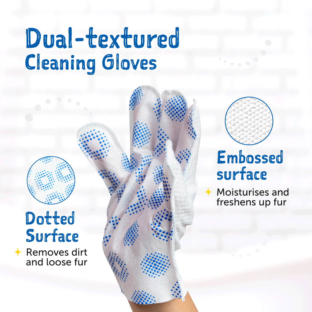 Loveabowl Clean-A-Dog Stress-Free Pet Glove 10pcs