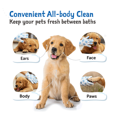 Loveabowl Clean-A-Dog Stress-Free Pet Glove 10pcs