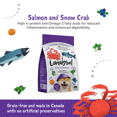 Loveabowl Salmon & Snow Crab Grain Free Dog Dry Food