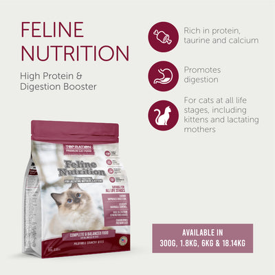 Top Ration Premium Cat Dry Food Feline Nutrition 6kg High Quality Cat Food